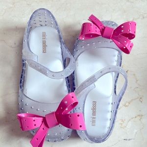 NWOT Mini Melissa Toddler Little Girl Shoes Size 10